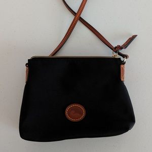 Dooney & Bourke Black Nylon Cross-Body Purse
